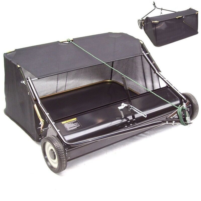 Kehrmaschine 120cm Rasenkehrer 55141 Rasenkehrmaschine Aufsitzmäher Rasentraktor