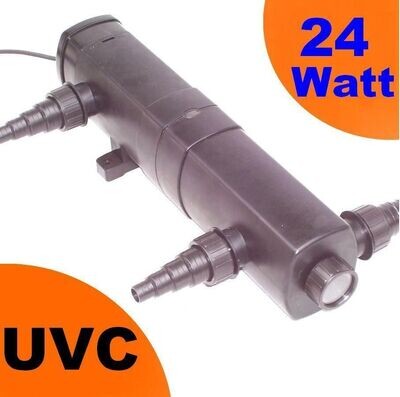 24W Helix UVC Teichfilter Teichklärer Algenvernichter Algen 24 Watt Lampe