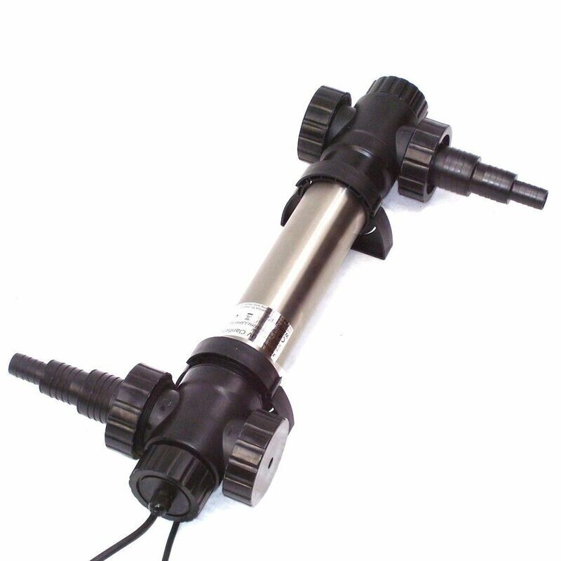 Edelstahl UVC Lichtfilter 55W UV Teichklärer 55089 Wasserklärer Teichfilter Edelstahl UVC Lichtfilter 55W UV Teichklärer 55089 Wasserklärer Teichfilter
