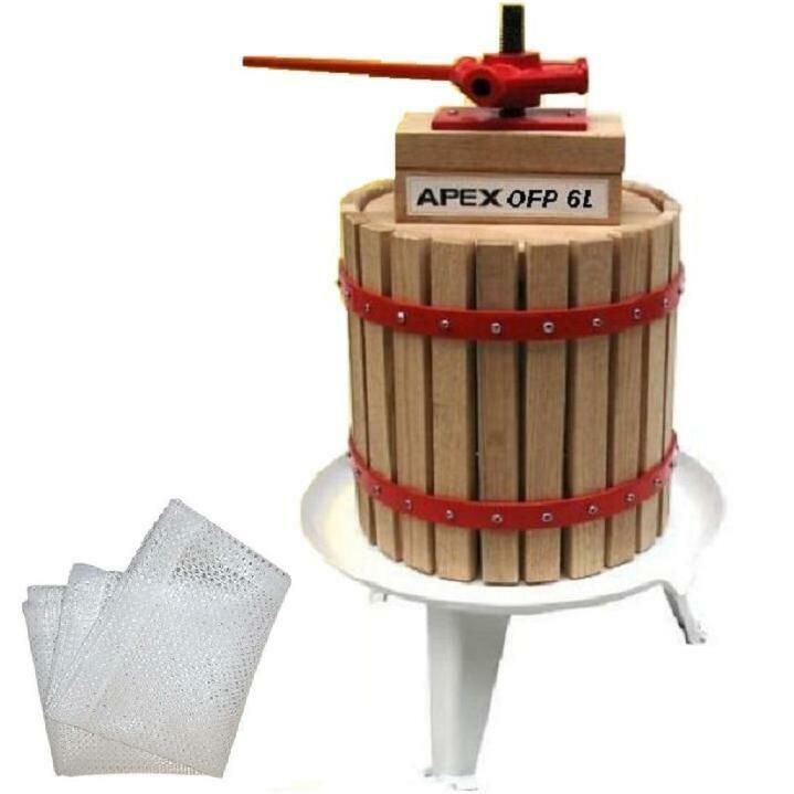 6 Ltr Obstpresse 55320 Beerenpresse OFP6 Mostpresse Weinpresse Maische Presse