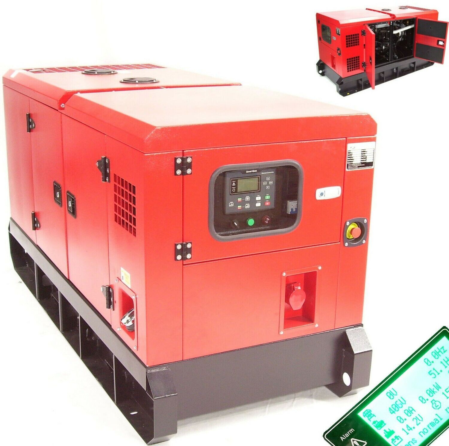 Diesel Generator Stromerzeuger 19.8kVA 400V schallgedämmt