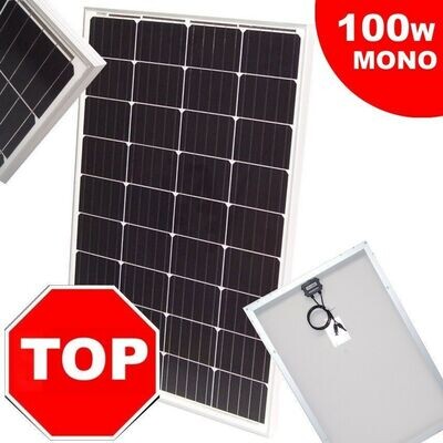 Solarpanel Solarmodul 55419 MONOkristallin 100W Solarzelle 12V Solar Mono