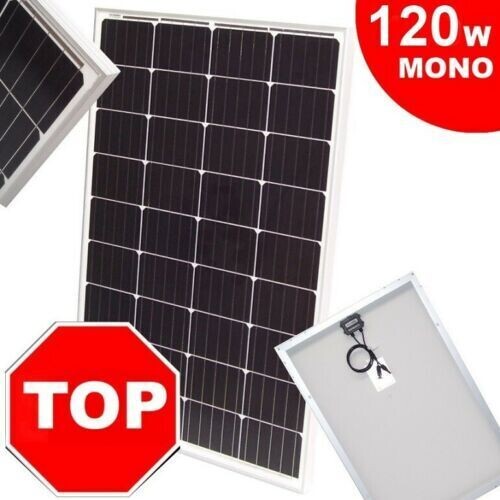 Solarpanel Solarmodul 56419 MONOkristallin 120W Solarzelle 12V Solar Mono