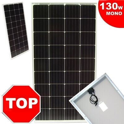 Solarpanel Solarzelle 55426 Solarmodul 130 Watt 12V Solar MONO Photovoltaik