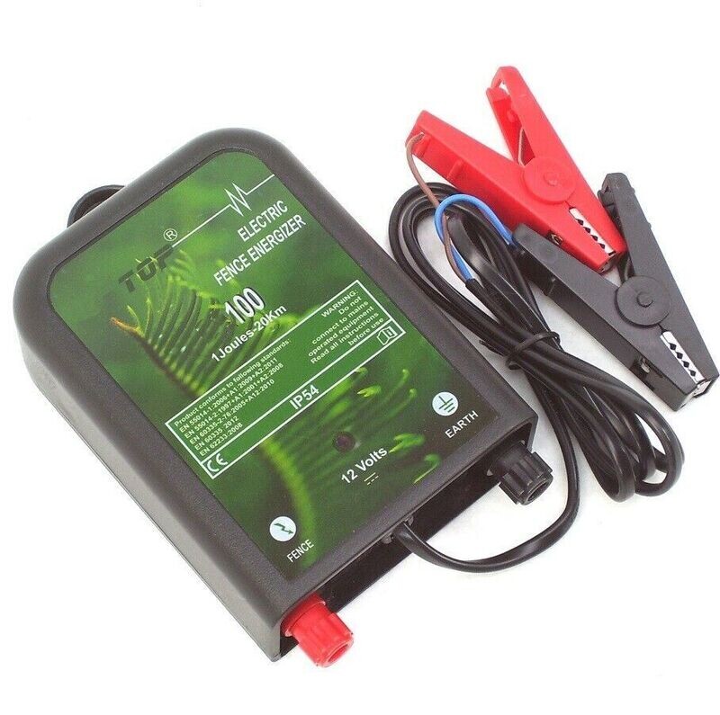 Weidezaungerät 100 Elektrozaungerät 12V Weidegerät Elektrozaun Weide Zaun 56390