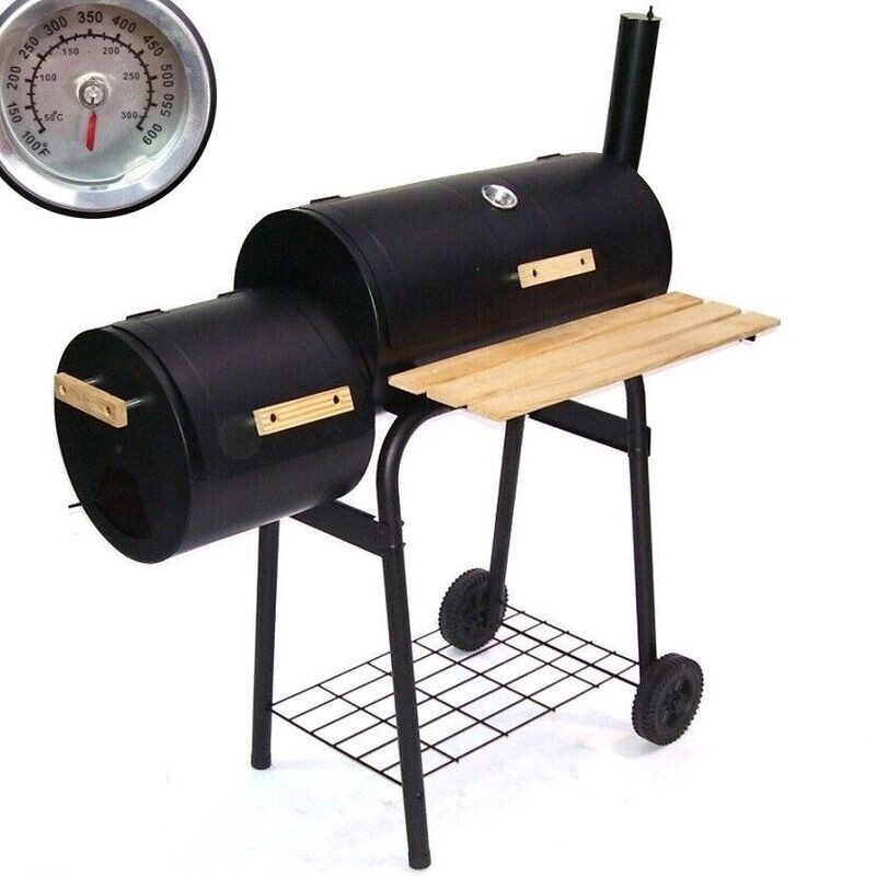 BBQ Holzkohlegrill Barbecue 56510 Smoker Grill Grillwagen Standgrill Räucherofen BBQ Holzkohlegrill Barbecue 56510 Smoker Grill Grillwagen Standgrill Räucherofen