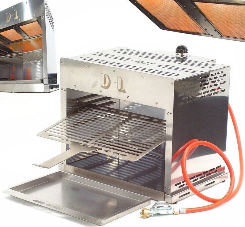 Hochtemperatur Gasgrill Edelstahl Grill 800° Oberhitzegrill BBQ Steak 56526 Hochtemperatur Gasgrill Edelstahl Grill 800° Oberhitzegrill BBQ Steak 56526