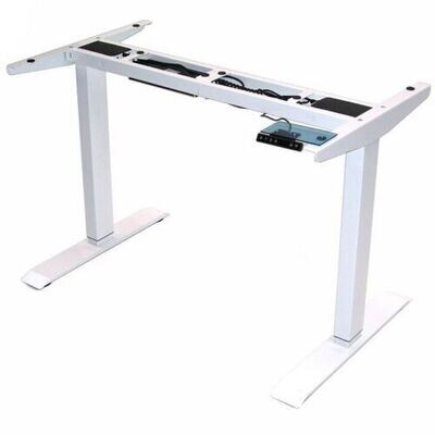 elektr Tischgestell höhenverstellbar Schreibtisch 57001 Arbeitstisch Tisch weiß