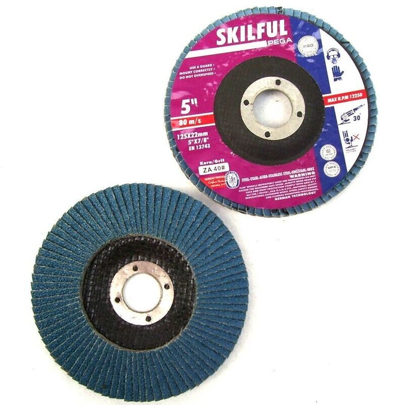 20 Stück 115mm Fächerscheiben mit 40, 60, 80, 120 Körnung 20 Stück 115mm Fächerscheiben mit 40, 60, 80, 120 Körnung