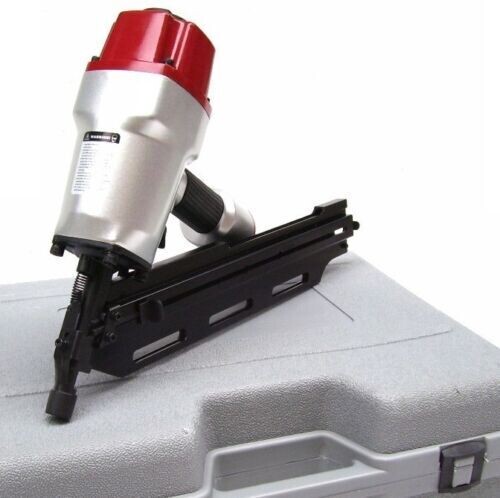Druckluftnagelgerät Streifennagler -55410-  55-90mm Magazinnagler Nagelgerät 34°