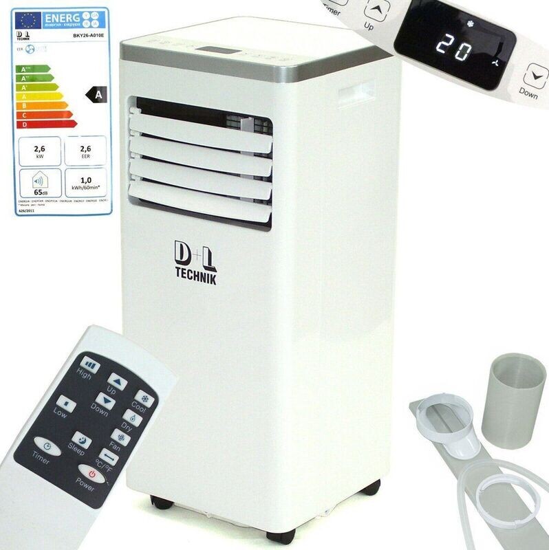 Mobile Klimaanlage 9000 BTU 2,6kW 5in1 EEK A 56186 Mobile Klimaanlage 9000 BTU 2,6kW 5in1 EEK A 56186