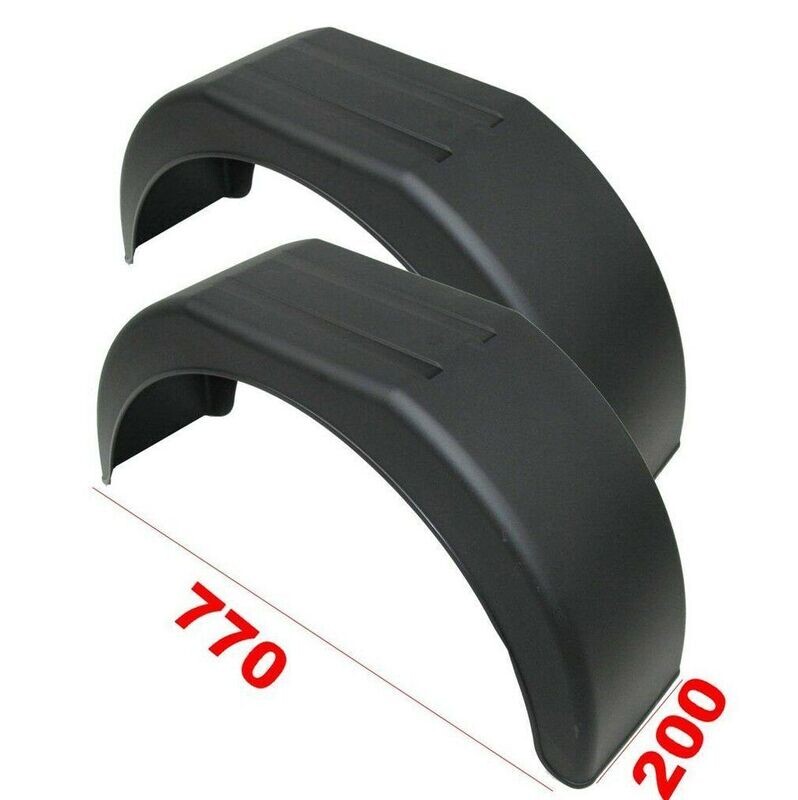 2 x Schutzblech Kotflügel 200x770mm Pkw Anhänger Schmutzfänger 20x77cm 2 x Schutzblech Kotflügel 200x770mm Pkw Anhänger Schmutzfänger 20x77cm