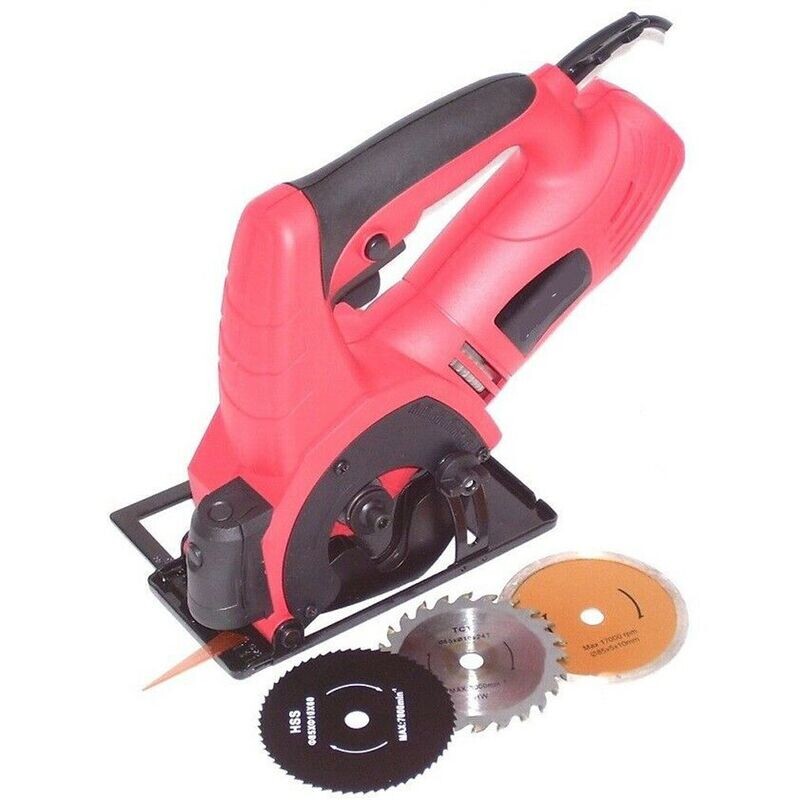 Mini Handkreissäge mit Laser 600W 22mm 55493 Mini Handkreissäge mit Laser 600W 22mm 55493