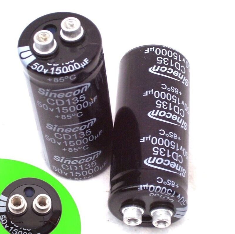 Schraub - Elko 15000uF 50V Elko Kondensator Elektrolyt Kondensator 01725 Schraub - Elko 15000uF 50V Elko Kondensator Elektrolyt Kondensator 01725