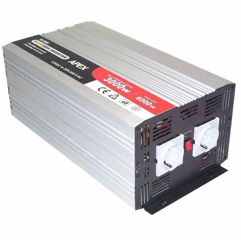 Spannungswandler 12V 3000W 6000W Stromwandler Solar 06183 Spannungswandler 12V 3000W 6000W Stromwandler Solar 06183