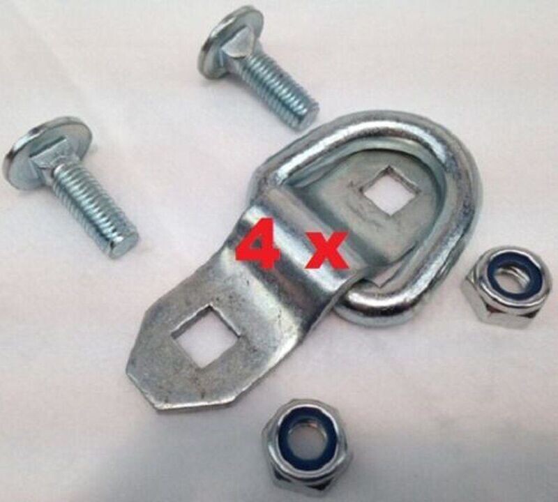 4 x Lasche Zurrpunkt Zurrlasche Zurröse Öse für Spanngurt Aufbauring TB113 4 x Lasche Zurrpunkt Zurrlasche Zurröse Öse für Spanngurt Aufbauring TB113