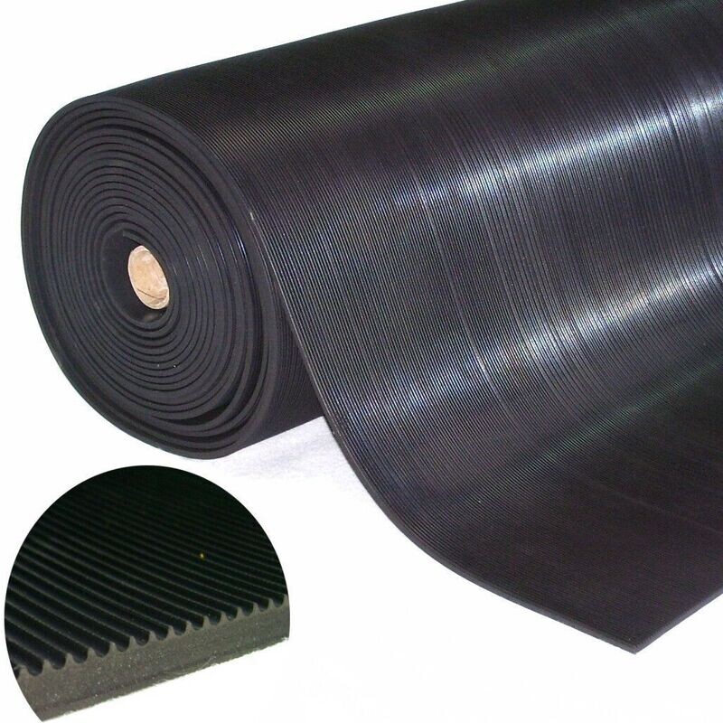 Feinriefenmatte Isoliermatte Gummimatte 3mm Riefenmatte Gummi Isolier Matte