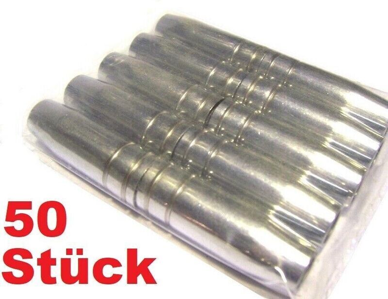 50 x Gasdüse / Gasdüsen konisch steckbar für MB14 + MB15 NEU Brennerdüse NW12