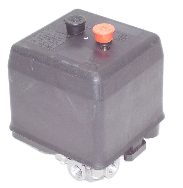 3-Phasen Kompressor Druckschalter m. Motorschutz 4 A - 6,3 A Motorschutzschalter 04311