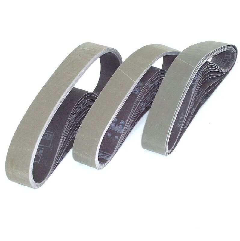 10x Schleifband 760x40mm A65 Schleifgewebe f. Rohrbandschleifer Edelstahl 55797