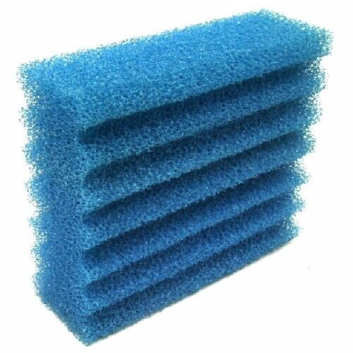 8 x Filterschwamm blau grob für Teichfilter Serie CBF350 Teich Filter Koi Wasser