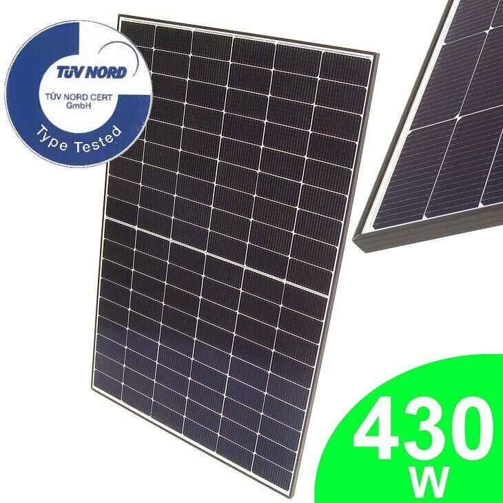 Solarpanel Solarmodul 430 W Black Solarzelle 66425