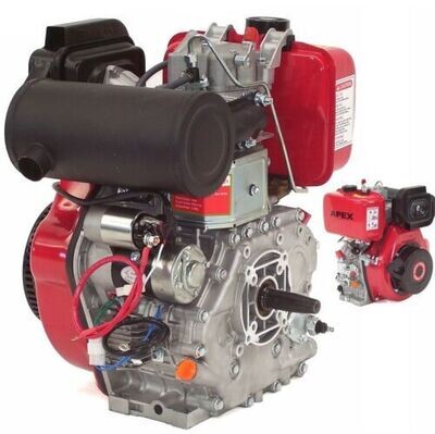 Dieselmotor Motor Standmotor E-Start 498cc 12PS Diesel Motor Welle konisch 06286