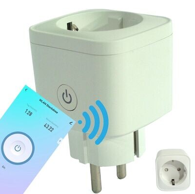 Intelligente Steckdose WiFi Smart Plug 16A WLAN Energiemonitor 15824