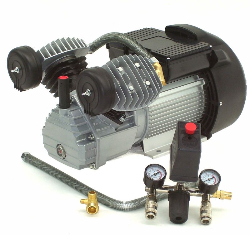 DRUCKLUFT KOMPRESSOR AGGREGAT 44316 V-Zylinder 356L 3PS Elektromotor 230 Volt DRUCKLUFT KOMPRESSOR AGGREGAT 44316 V-Zylinder 356L 3PS Elektromotor 230 Volt