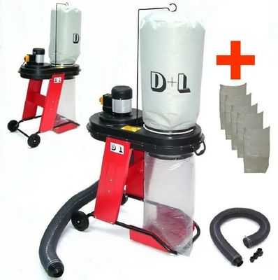 55687 Absauganlage 550 Absaugung + 5 x 55626 Spänebeutel für Späneabsauganlage