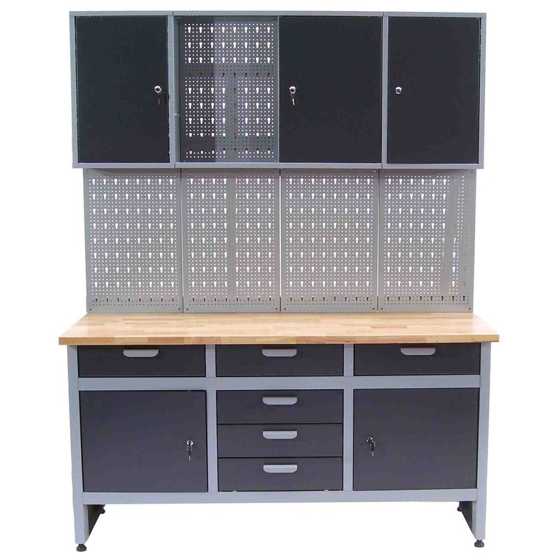 Werkstatt Combi-Set Werkbank 06277 + Werkzeugwand 06278 Werkstatt Combi-Set Werkbank 06277 + Werkzeugwand 06278