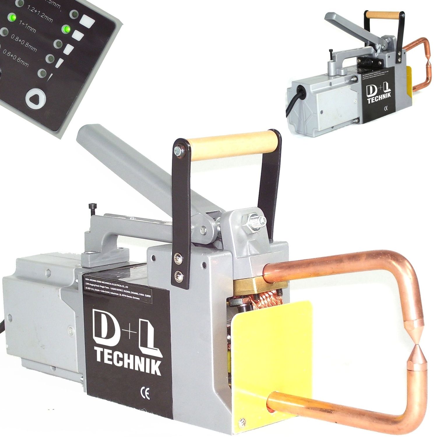 Punktschweißzange Digital Punktschweißgerät 4kVA Kfz Spotter 56292