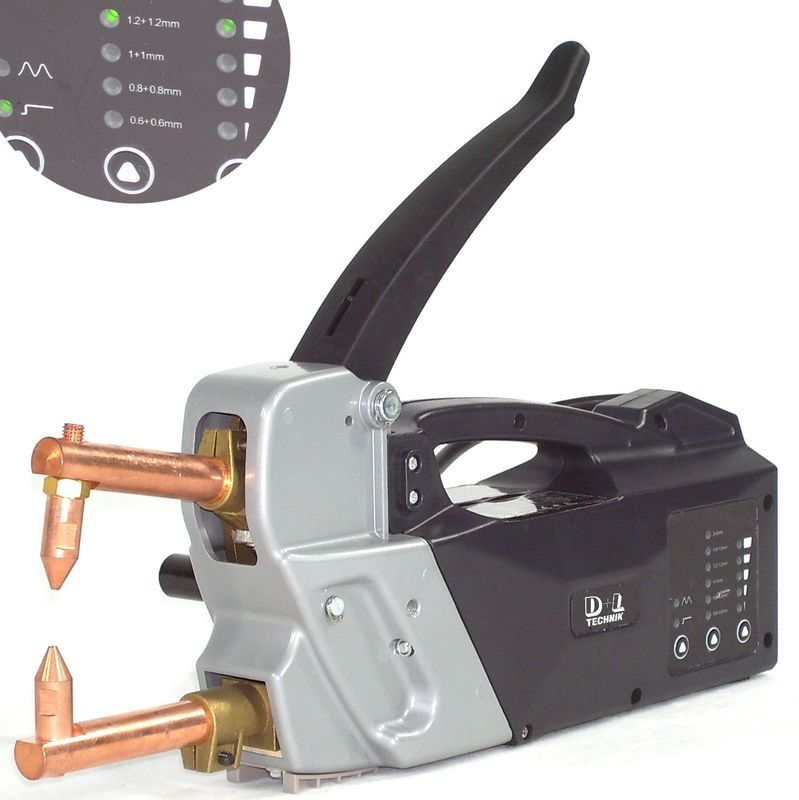 Punktschweißzange Digital Punktschweißgerät 5.3kVA KfzSpotter 56293
