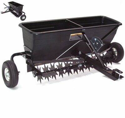 Anhänger Rasenlüfter Rasenbelüfter 102cm Vertikutierer mit Streuwagen 55552 Anhänger Rasenlüfter Rasenbelüfter 102cm Vertikutierer mit Streuwagen 55552