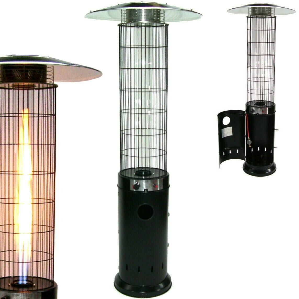 Gasheizer XXL Feuersäule Terrassenheizer 56706 Gas-Heizstrahler 13kw Heizpilz Gasheizer XXL Feuersäule Terrassenheizer 56706 Gas-Heizstrahler 13kw Heizpilz