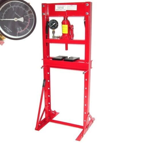 Werkstattpresse 12 t Hydraulikpresse Presse 66171 Lagerpresse mit Manometer Werkstattpresse 12 t Hydraulikpresse Presse 66171 Lagerpresse mit Manometer
