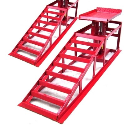 2 x PKW Hebebühne/Auffahrrampe höhenverstellbar 2000kg 55337 2 x PKW Hebebühne/Auffahrrampe höhenverstellbar 2000kg 55337