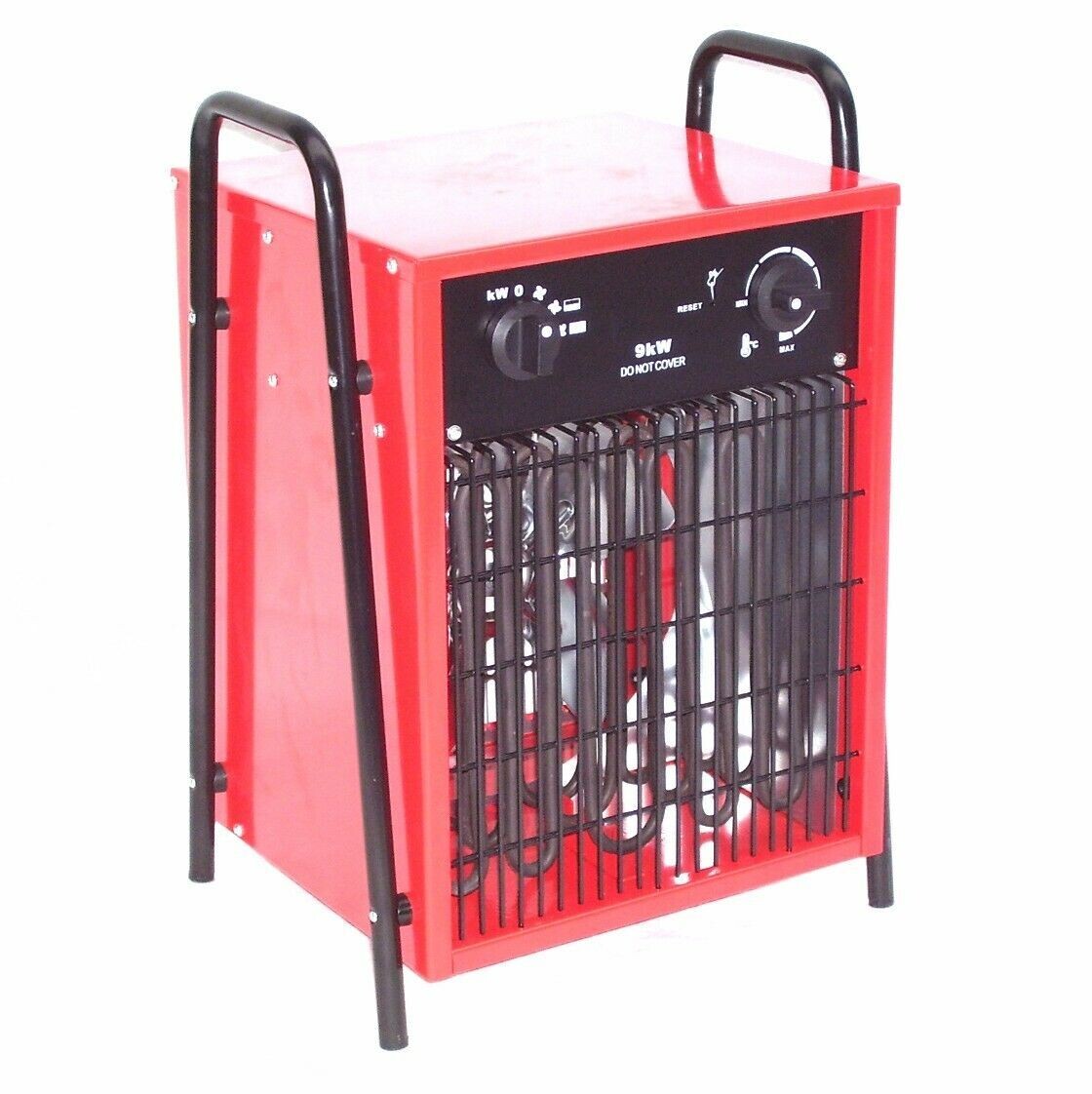 9000 Watt Elektro Bauheizer Bauheizer Heizlüfter Elektroheizung Heizgerät Bautrockner Baulüfter Heizstrahler 55151
