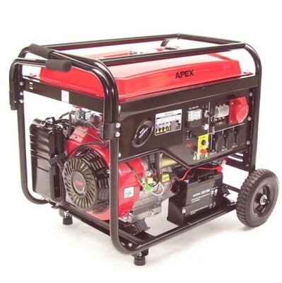 Benzin Stromerzeuger 6500 E-Start 06258 Stromaggregat 230V 400V Generator Notstromaggregat Batterie Start Benzin Stromerzeuger 6500 E-Start 06258 Stromaggregat 230V 400V Generator Notstromaggregat Batterie Start
