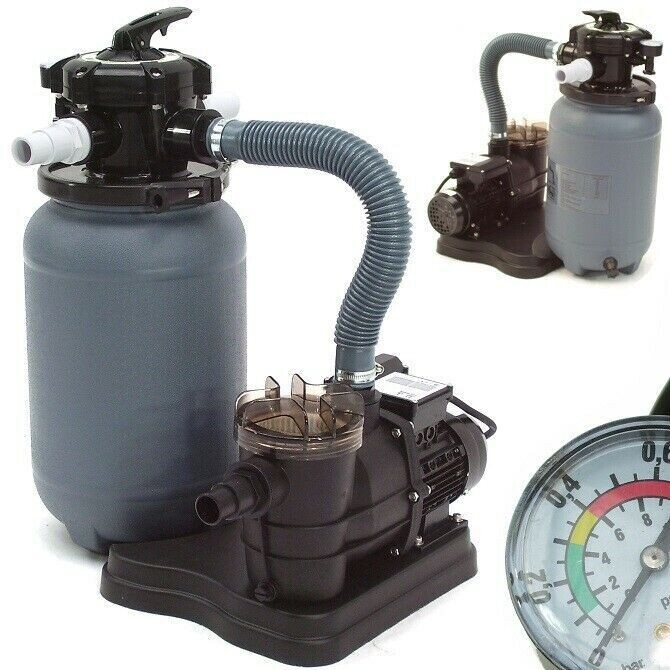 Sandfilteranlage 4000l/h mit Pumpe Filteranlage Filterkessel Pool Filter 57420 Sandfilteranlage 4000l/h mit Pumpe Filteranlage Filterkessel Pool Filter 57420