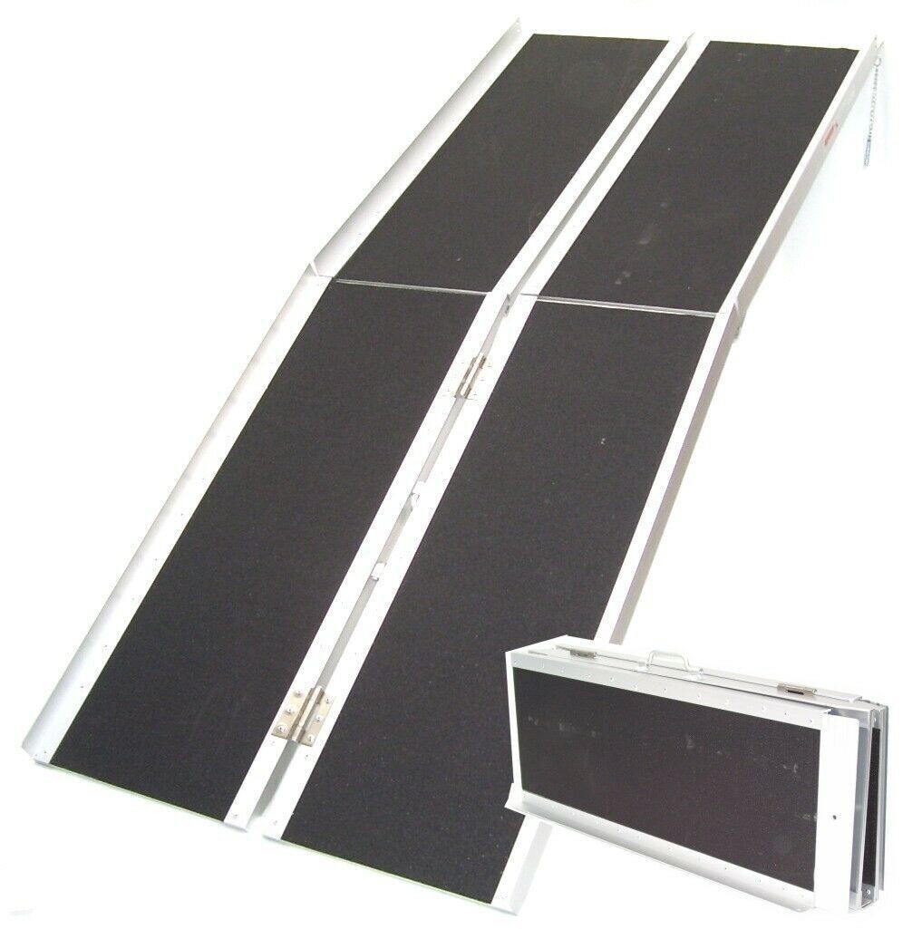 Rollstuhlrampe Kofferrampe 182cm faltbar Rampe 06067 Rollirampe Klapprampe
