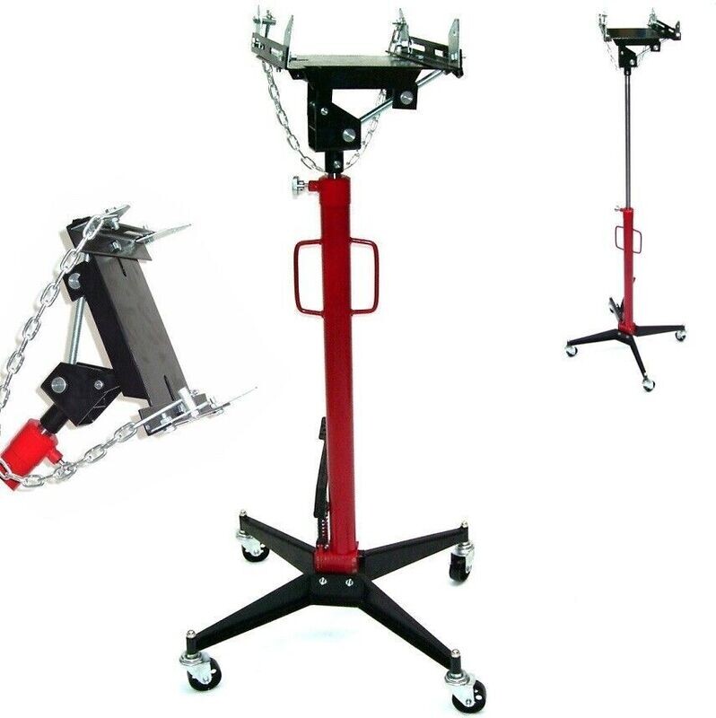 Getriebeheber 500 kg mit Halteplatte Motorheber 06271 Hydraulik Heber Faulenzer