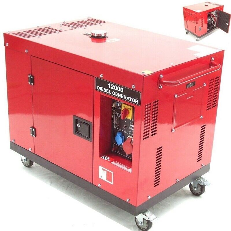 Diesel Stromerzeuger 12000 Notstromaggregat Aggregat 400V 230V Generator 06273 Diesel Stromerzeuger 12000 Notstromaggregat Aggregat 400V 230V Generator 06273