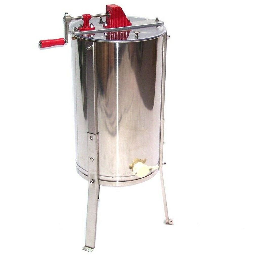 Edelstahl Honigschleuder 3 Waben Tangentialschleuder 56571 Imker Honig