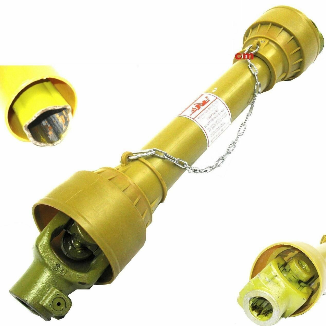 Cardanwelle 80-120cm Traktor Gelenkwelle 55273 Schutz u Kette Zapfwelle 800-1200 Cardanwelle 80-120cm Traktor Gelenkwelle 55273 Schutz u Kette Zapfwelle 800-1200
