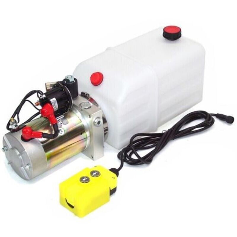Hydraulikpumpe 8 Ltr. 2000W Hydraulikaggregat 12 V LKW Kipper 56246