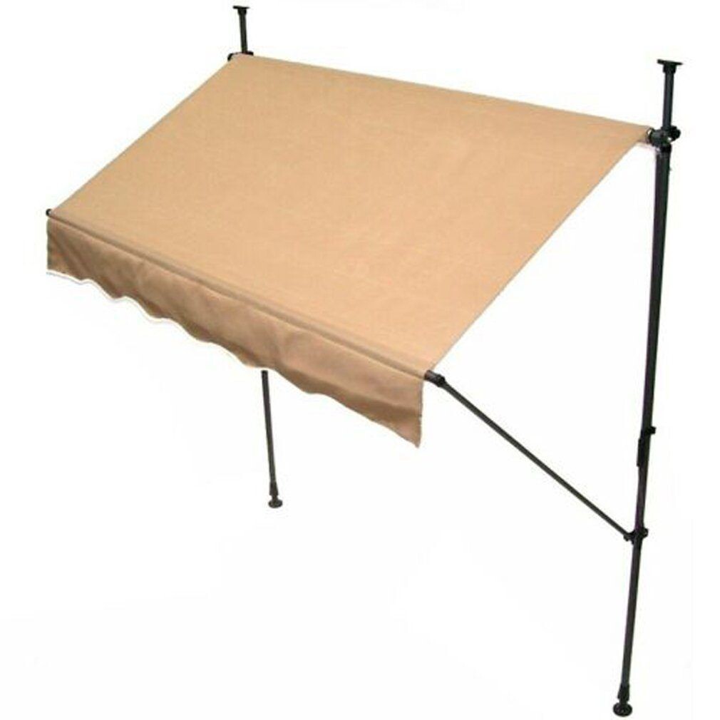 Markise Klemmmarkise Balkonmarkise Sonnenschutz Sonnensegel Fenstermarkise 200cm beige oder anthrazit56011/56017 Markise Klemmmarkise Balkonmarkise Sonnenschutz Sonnensegel Fenstermarkise 200cm beige oder anthrazit56011/56017, Farbe: Beige