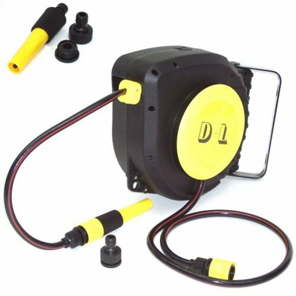 Schlauchaufroller 9m Wasserschlauchaufroller Wasser Garten-Schlauch 56023