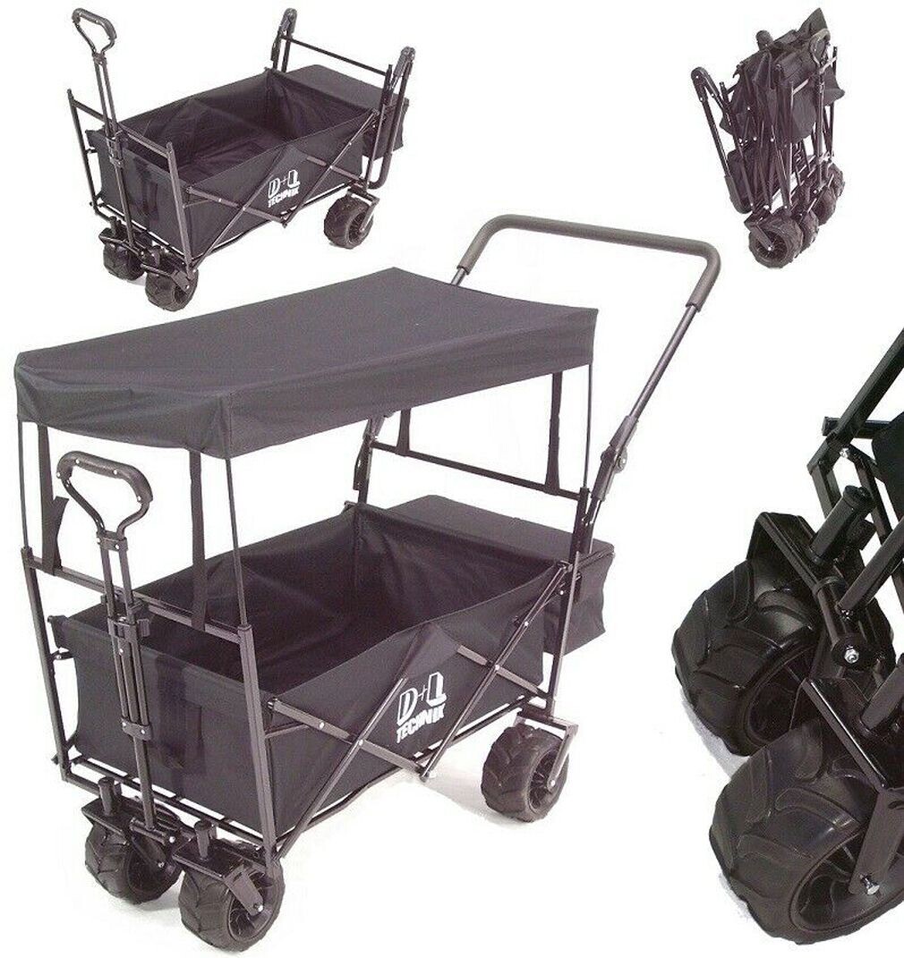 Faltbarer Bollerwagen Kinderwagen Strandwagen Handwagen Gerätewagen verschiedene Farben