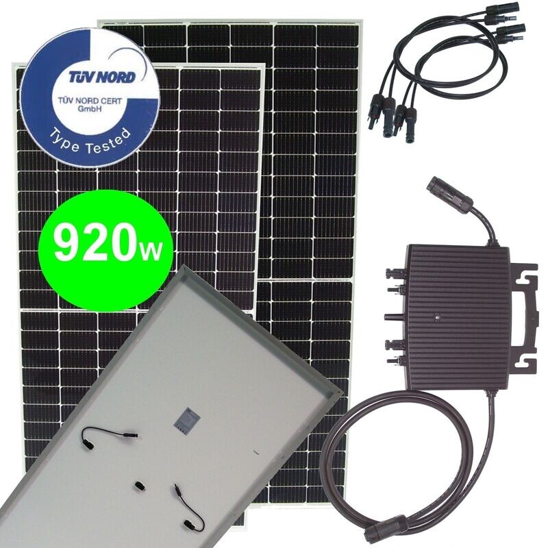 Balkonkraftwerk 920W 800W Photovoltaik Solaranlage wireless Mikro-Wechselrichter